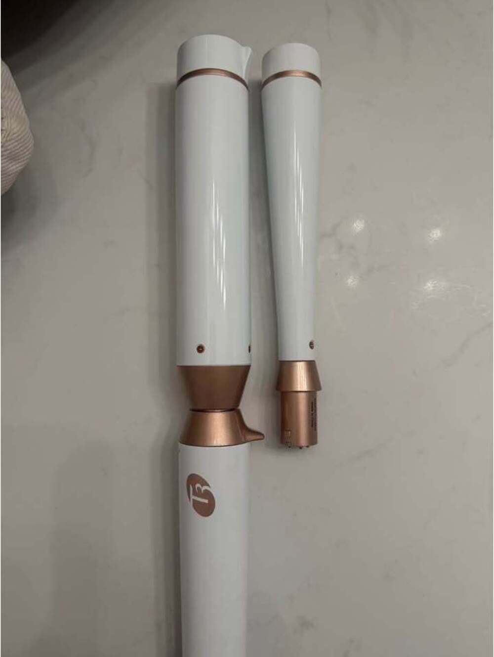 T3 curling wand with 2 attachments